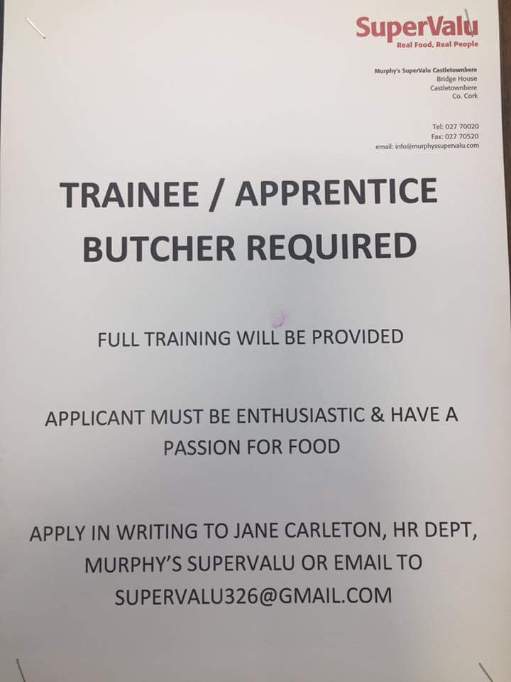 Murphys_SV_CTB's tweet photo. We are hiring!! 
Apply in-store or email the address below!! 
Great opportunity to work behind a busy and growing counter!! https://t.co/73lDzS7Kpa