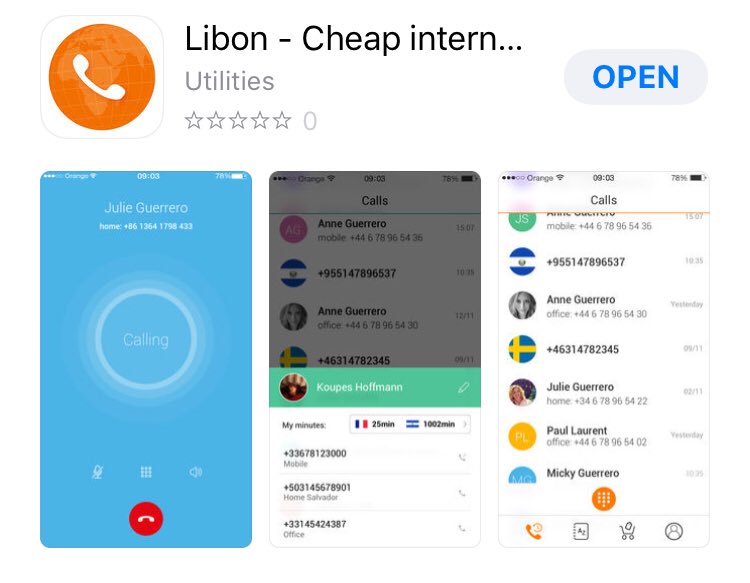 مفيد للطوارئ 🆘
لعمل اتصال مجاني لمدة 30 دقيقة سواء محلي أو دولي
-
itunes.apple.com/us/app/libon-c…
