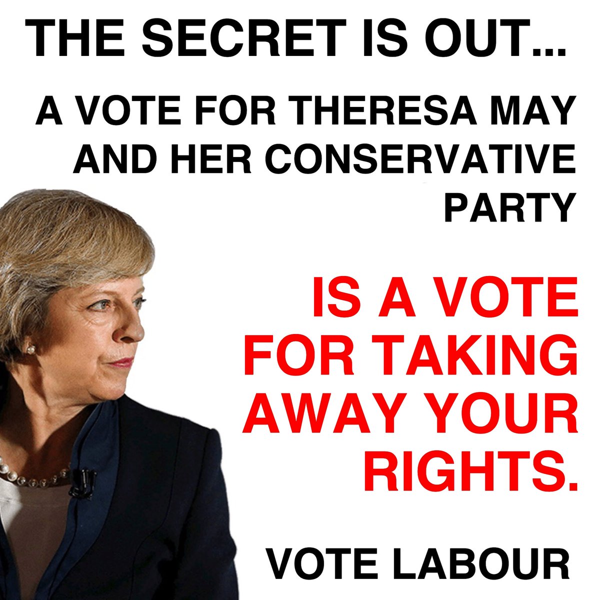 Rachael_Swindon's tweet photo. Please retweet this if you'll be voting against dangerous Theresa May on Thursday.

#FinishMayOnThursday https://t.co/MXEDwNIt1s