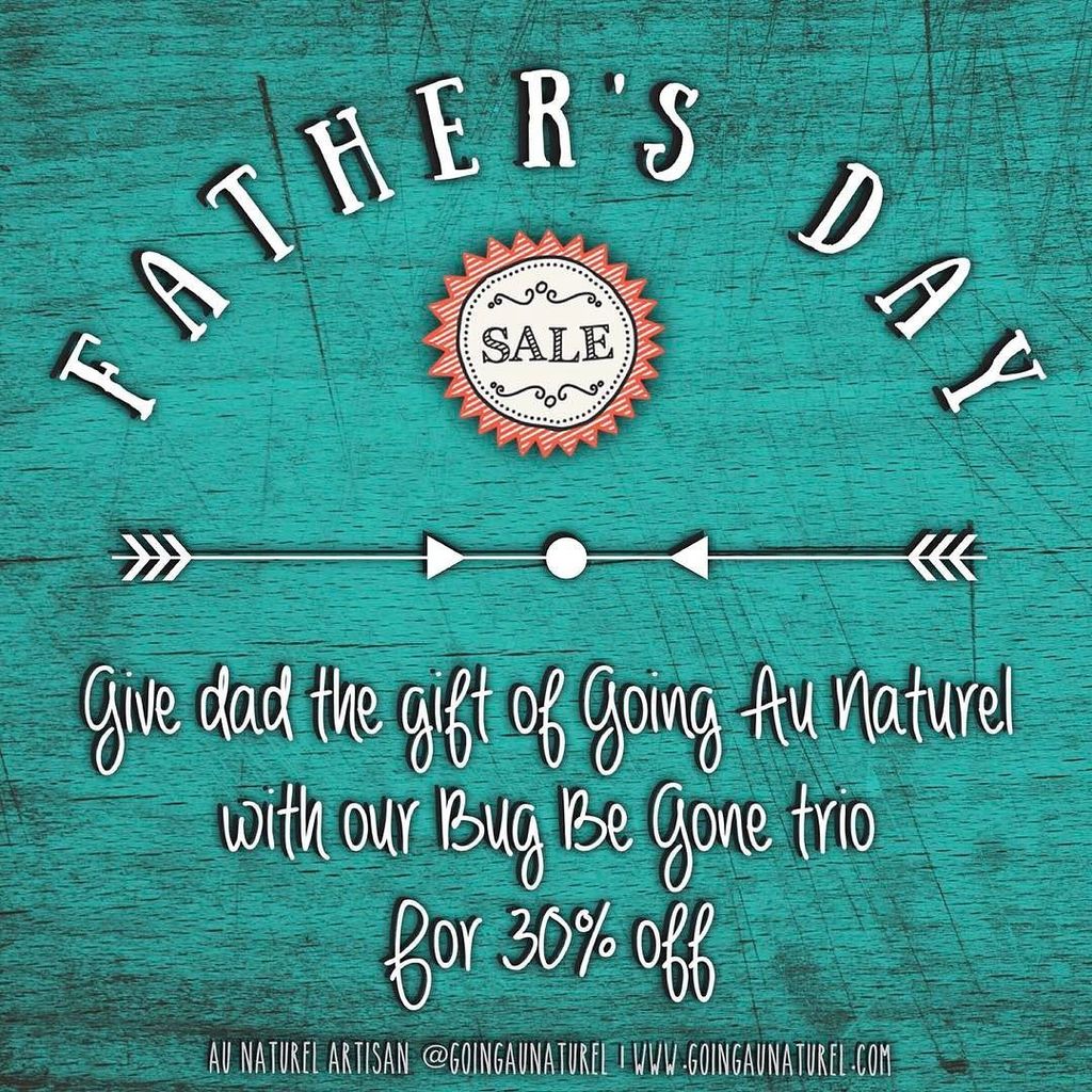 Father's Day is just around the corner, and we've got you covered.  Grab dad an 8oz bottle of our Eco-Friendly Bug… bit.ly/2s1rETB