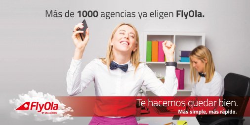 OlaTurismo's tweet photo. Conocé #FlyOla, el sistema líder de emisión automática de aéreos. ✈ Ingresá acá y averiguá cómo utilizarlo --> https://t.co/188BAcqXaB https://t.co/z4KDPO4Txq