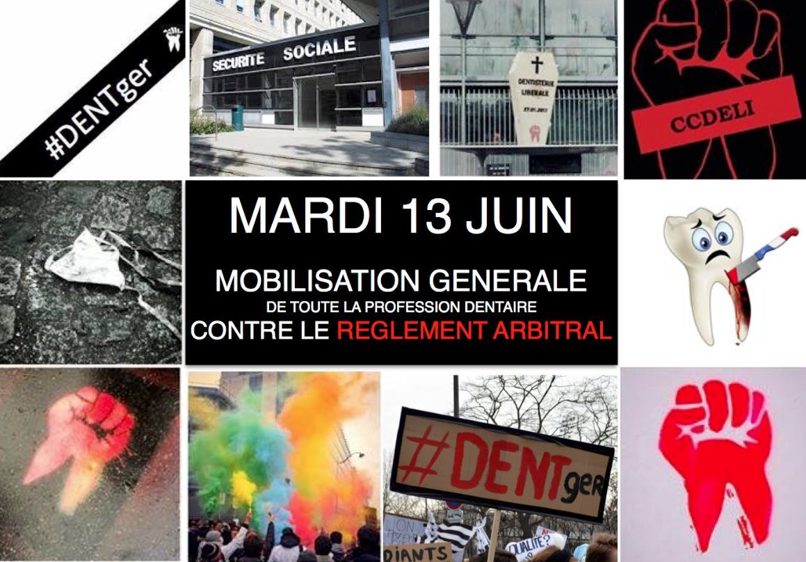 CelluleTW's tweet photo. @servicePresseF5 @Allodocteurs #ccdeli #Dentger les chirurgiens dentistes se coordonnent contre le règlement arbitral https://t.co/6ep4H7zV7P