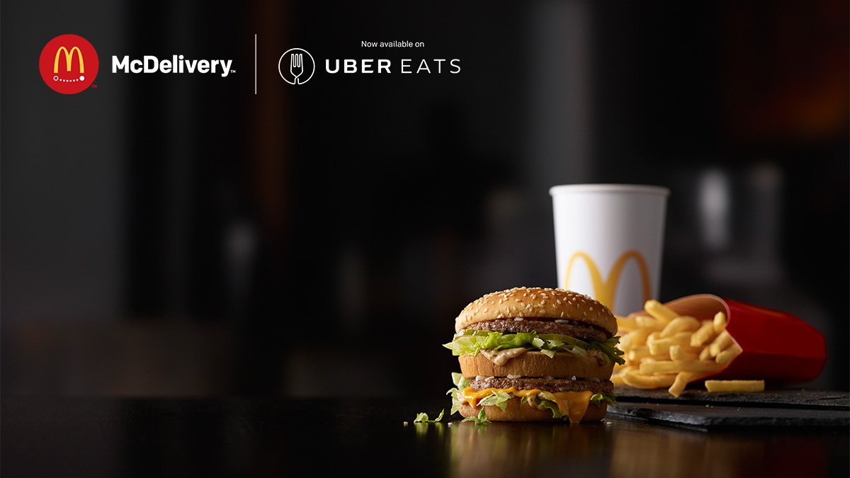McDPhilly's tweet photo. McDelivery? Yeah. Download UberEATS and get McDonald's at your doorstep. Get $5 off with promo code: FRIES4U https://t.co/5onDctxZ7Z