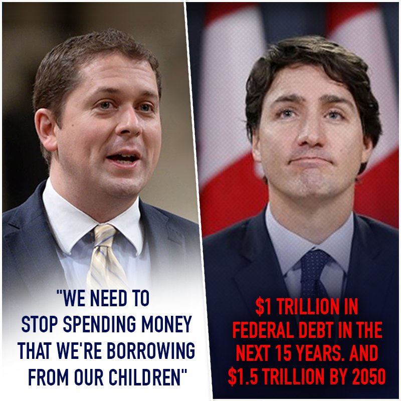 CPC_HQ's tweet photo. Two very different approaches to the economy. #cdnpoli https://t.co/XmYF9dLVjF