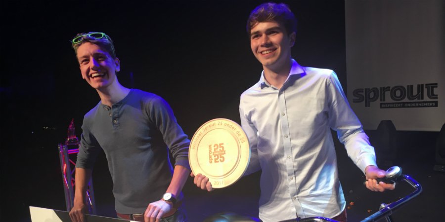Alex Dings en Ruben van Vreeland (BitSensor) beste jonge ondernemers van 2017 -->  sprout.nl/artikel/25-ond… #YBASPROUT #25onderde25