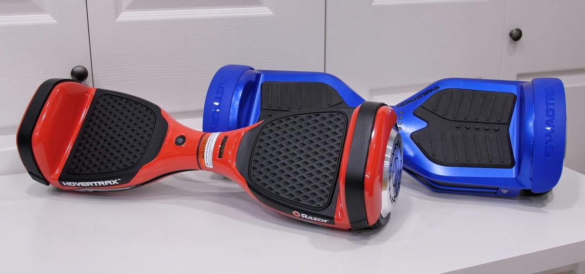 BestBuyCanada's tweet photo. @RazorWorldwide Hovertrax 2.0 vs. @SwagTronUSA T3 โ which #hoverboard comes out on top? https://t.co/lbDOuHWJVd #PlugInBlog #review https://t.co/CYaIfDM8YA