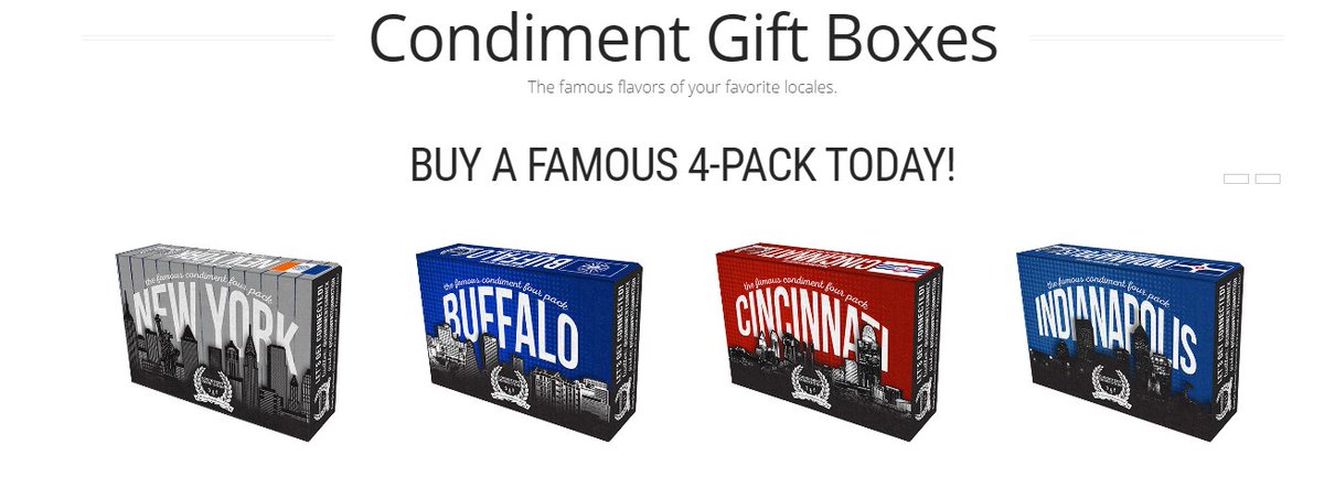Bring home the taste of the city ... without having to leave your couch! 

Get your <a href="/CondimentConnex/">Condiment Connection</a> on. condimentconnection.com/product-catego…