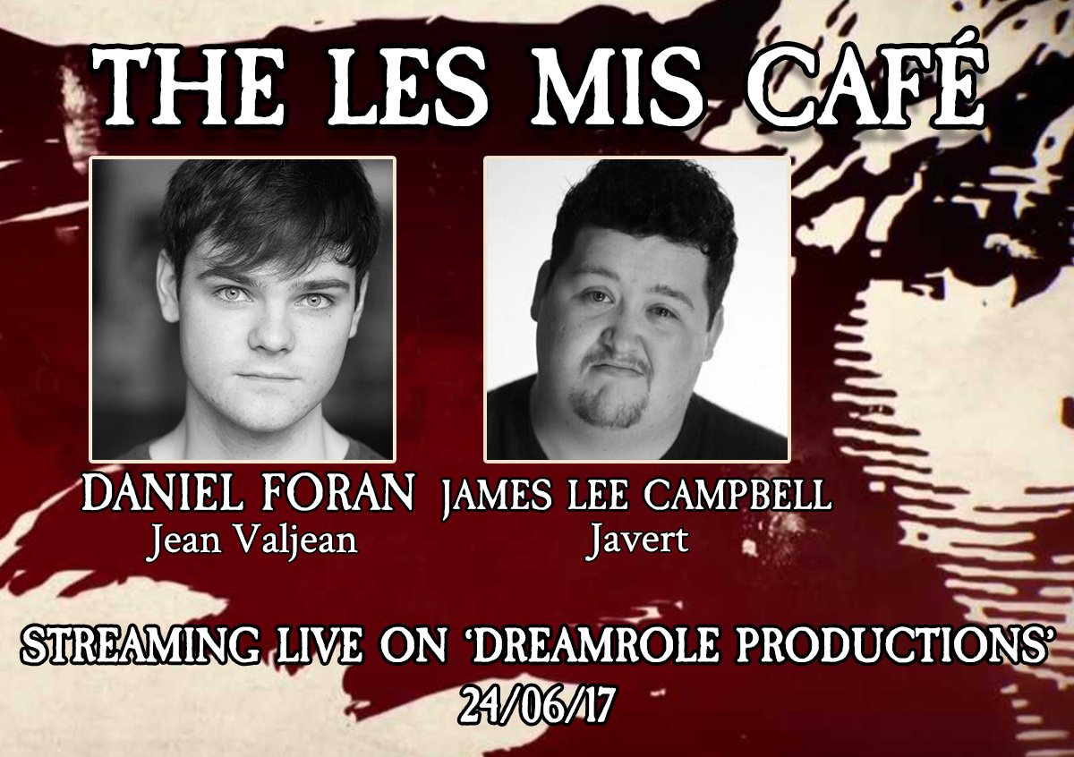 dreamroleprods's tweet photo. @dreamroleprods very own #jeanvaljean and #javert for our #lesmiscafe https://t.co/BfNXrTKYbr