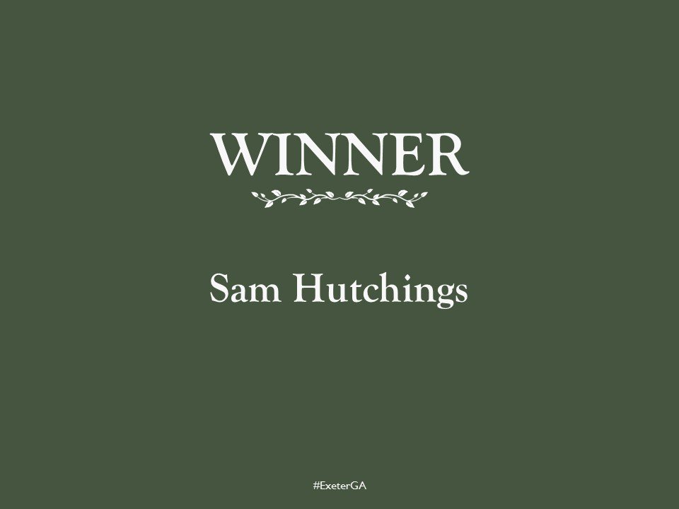 ExeterGuild's tweet image. And the winner of Outstanding Individual Contribution is Sam Hutchings. an incredable member of ExeTech & many theatre societies #ExeterGA