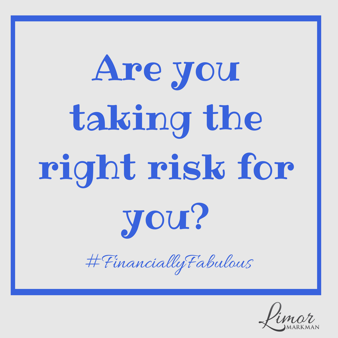 There is no reward without risk, but that doesn't mean you should be reckless, take calculated risks. #FinanciallyFabulous