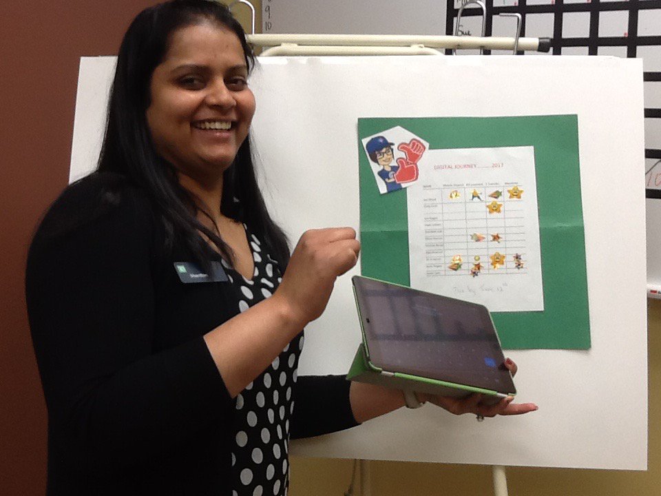 HSlocul45's tweet photo. Digital lead promoting our journey.#Let'sRiseAtlantic @KimNWood_TD @SanaHubaishy @scott_belton https://t.co/u6Lwcyoew2
