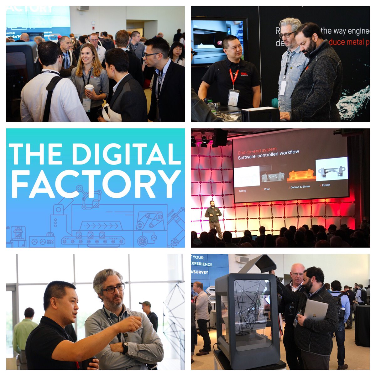 ttranpham's tweet photo. Thanks for a great #digitalfactory17 and clearly the Bostonian #3Dprinting community attracts a lot of "legends" | tuan@desktopmetal.com | https://t.co/kzUD3VL1Ha