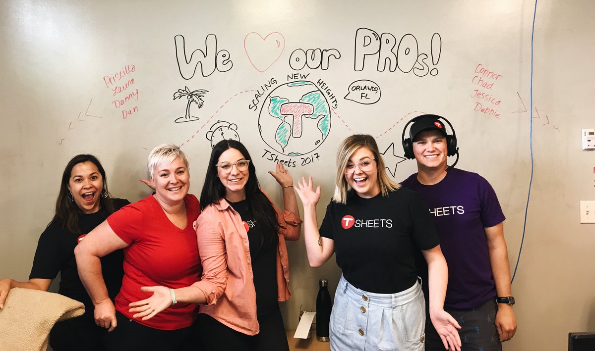 tsheets's tweet photo. Happy #TSheetsTuesday from the PRO Team here in Idaho to those of you down at #SNH17! We love our #TSheetsPROs! https://t.co/155npkI7wk