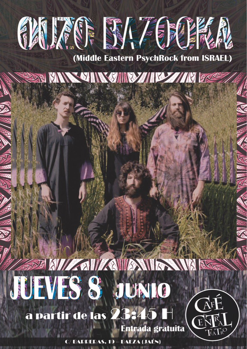 CentralBaeza's tweet photo. Esta semana:
⚛️ JUEVES: Concierto de Ouzo Bazooka. 🆓
♈️ VIERNES: Fiesta Jägermeister. 🆓
#Baeza #CaféTeatroCentral #Concierto #Jagermeister https://t.co/rShZ97snxZ