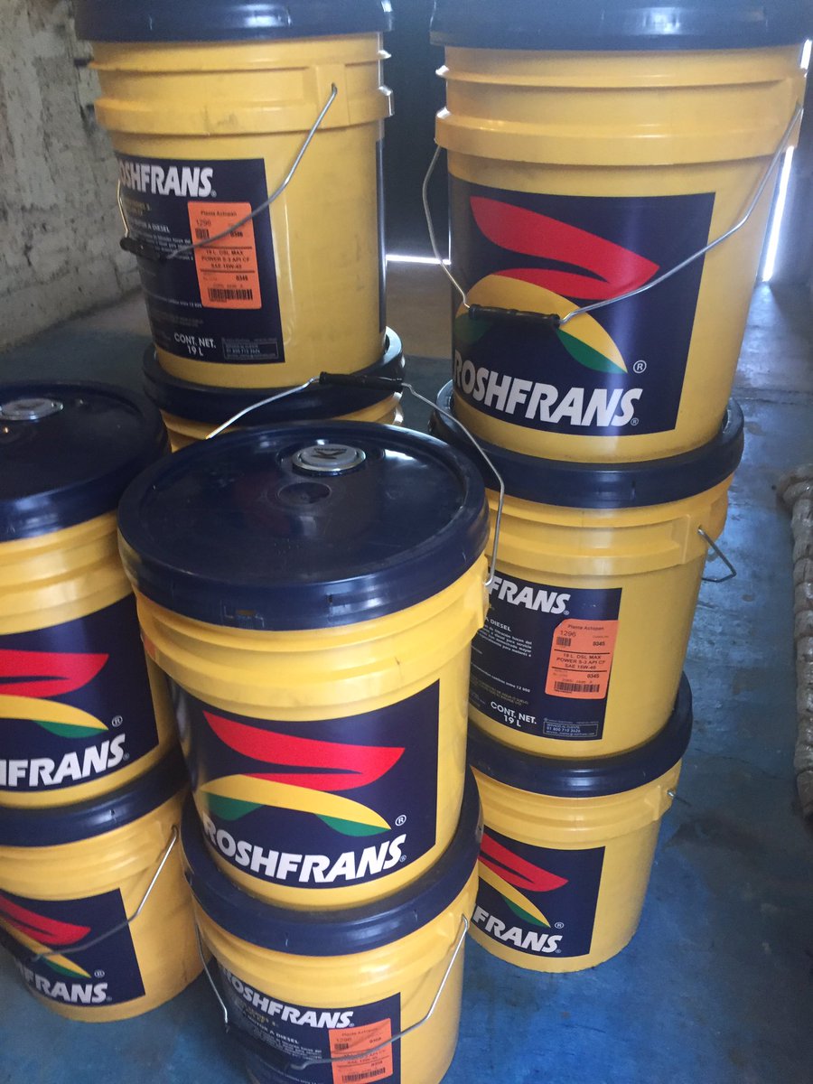 EnwGeneradores's tweet photo. Aceite multigrado 15W-40 Roshfrans para motor diesel a solo $950 la cubeta!!
Entrega a domicilio sin costo CDMX (pedido mayor a 4 unidades) https://t.co/ySrpxF4v4G