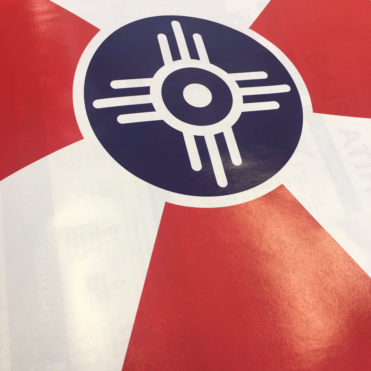 WichitaFlag's tweet image. Celebrate the flag's 80th birthday by displaying the #wichitaflag in this month's @VIPWichita! #ILoveWichita
