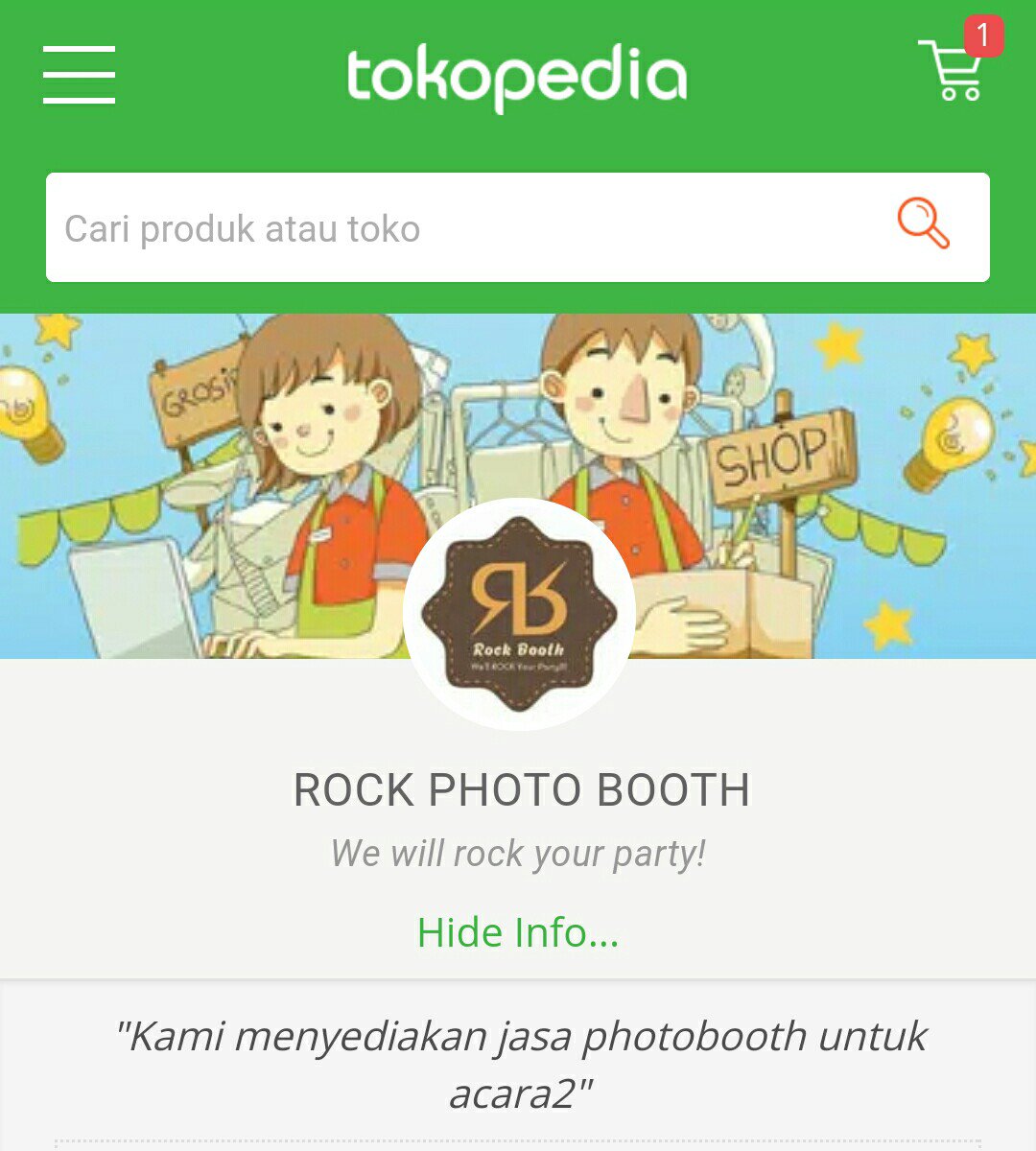 RockPhotoBooth's tweet photo. Get our service in @tokopedia https://t.co/wQkCcOpZqV
#photobooth #promophotobooth #greenscreenphotobooth #instantphoto #funphotobooth https://t.co/K1S9dfiFqF