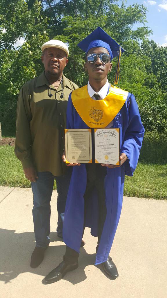k_jay_98's tweet photo. Sorry For The Wait But This Was And Still Is By Far The Most Proudest And Happiest Day Of My Life #WiseAlumni #2k17 https://t.co/8BGIo8odIe