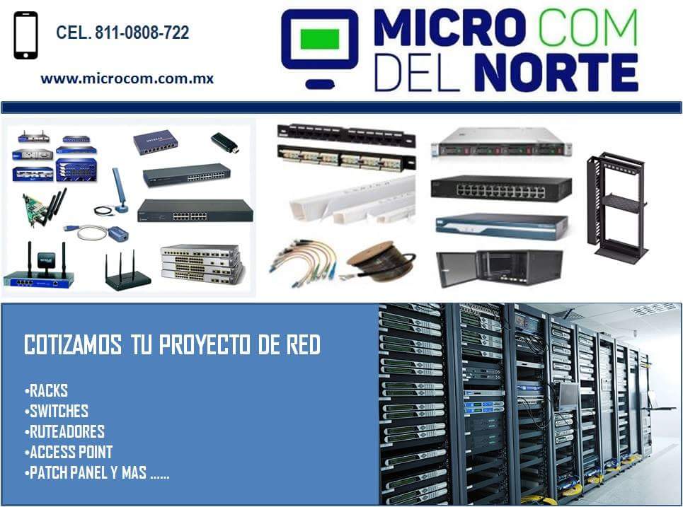 Microcomnte's tweet image. Cotizamos tu proyecto de red informática