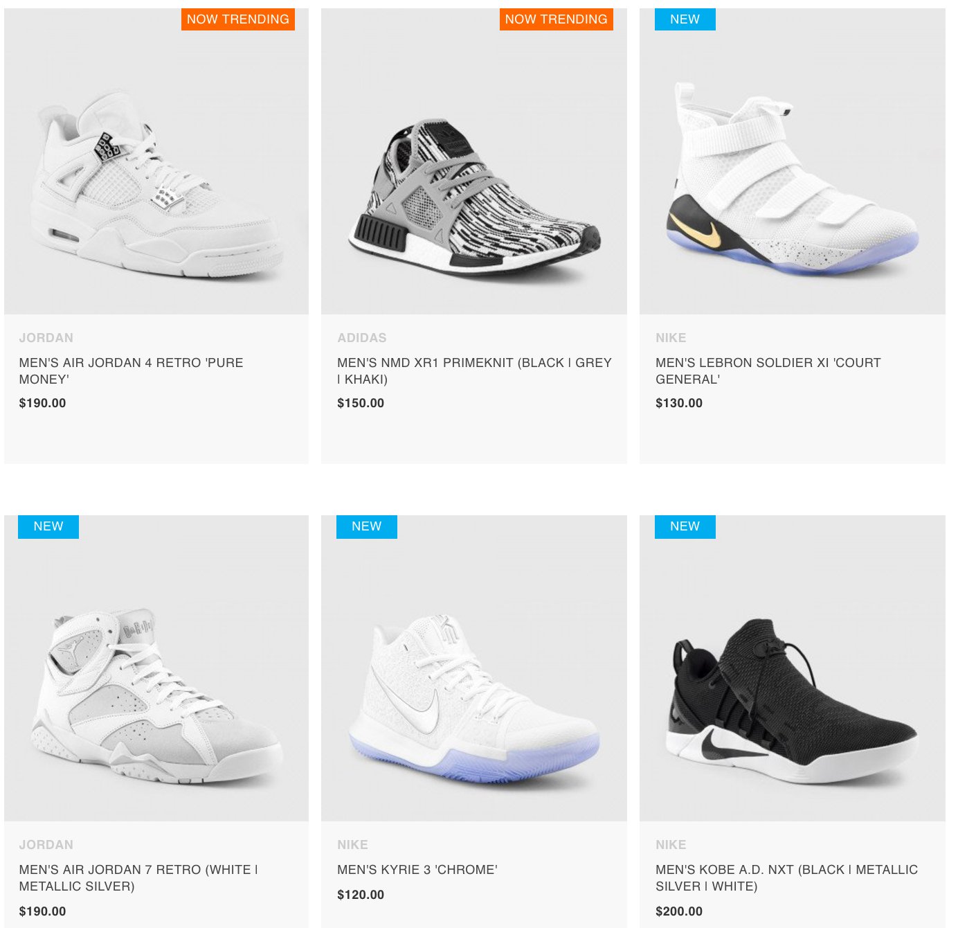 Heskicks on Twitter "Lots of new sneaker releases at Kicks USA here