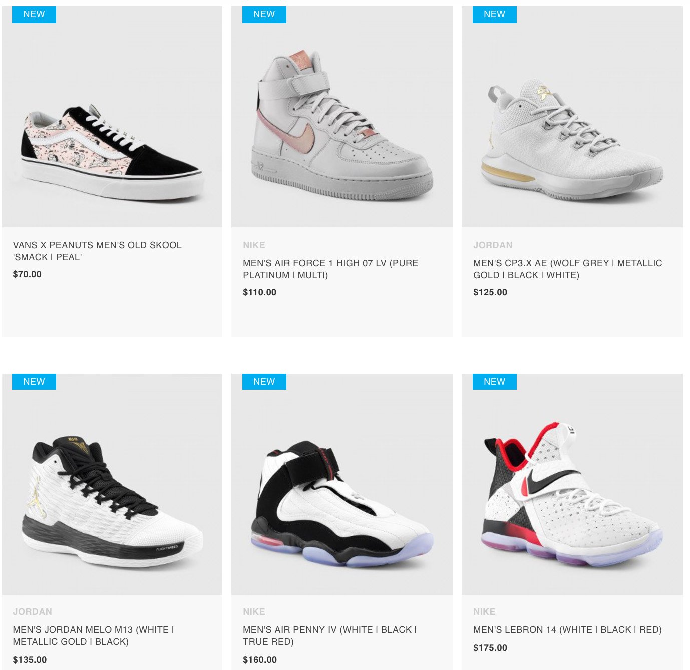Heskicks on Twitter "Lots of new sneaker releases at Kicks USA here