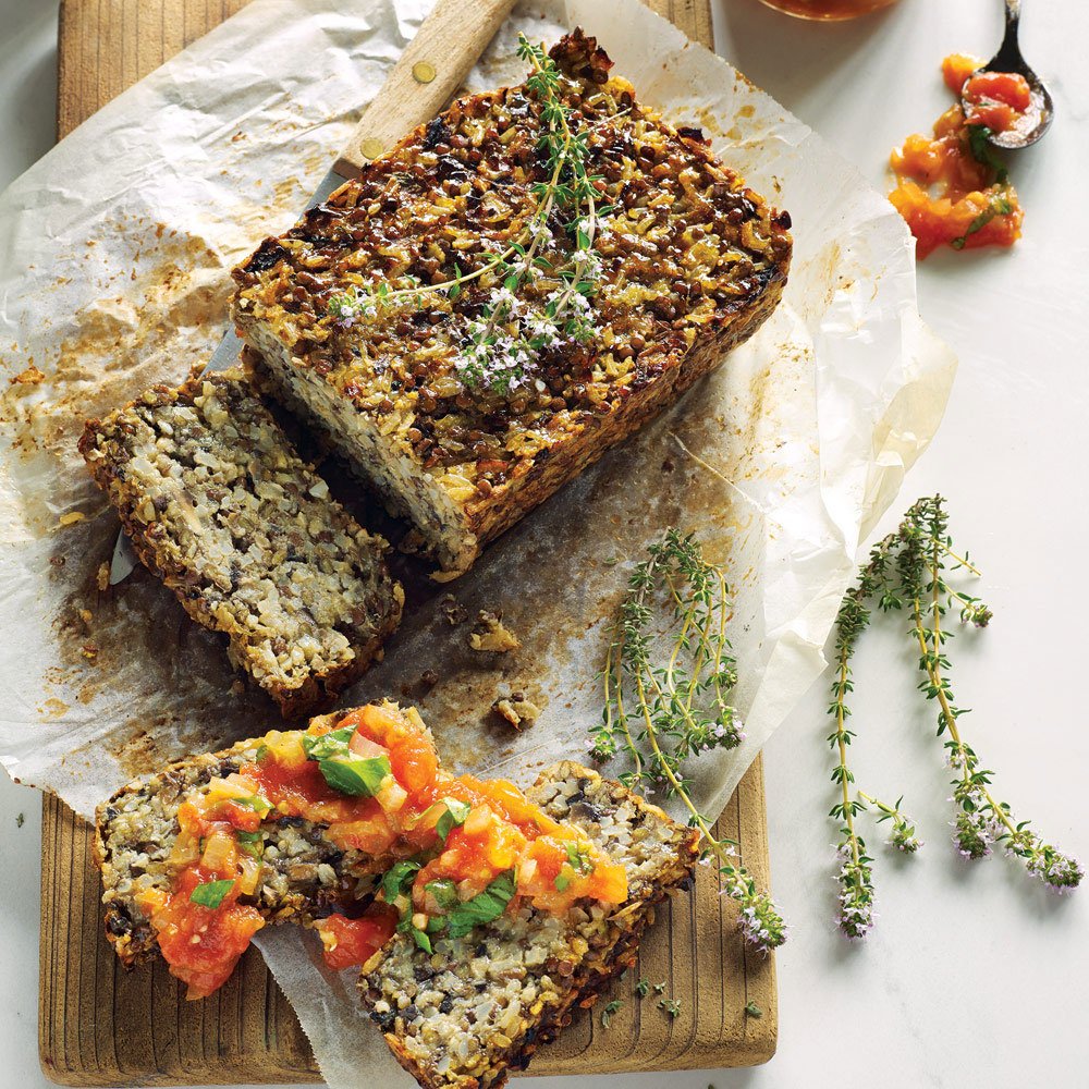 A filling way to feed the masses, this brown rice and lentil loaf is a fibre packed meal for six ow.ly/cM4I30c2Z99