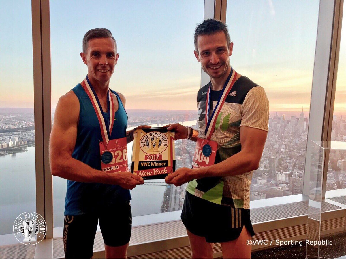 SA_MFS's tweet image. #Congrats @SA_MFS Snr Firefighter Darren Wilson (L); equal 1st &amp;amp; record time in #NYC @OneWTC @Tunnel2Towers #stairclimb honouring 9/11 #T2T
