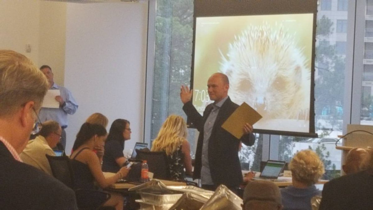 Fusethru's tweet photo. Todd Peneguy at Internet of Things Atlanta https://t.co/DPHV1810Bs