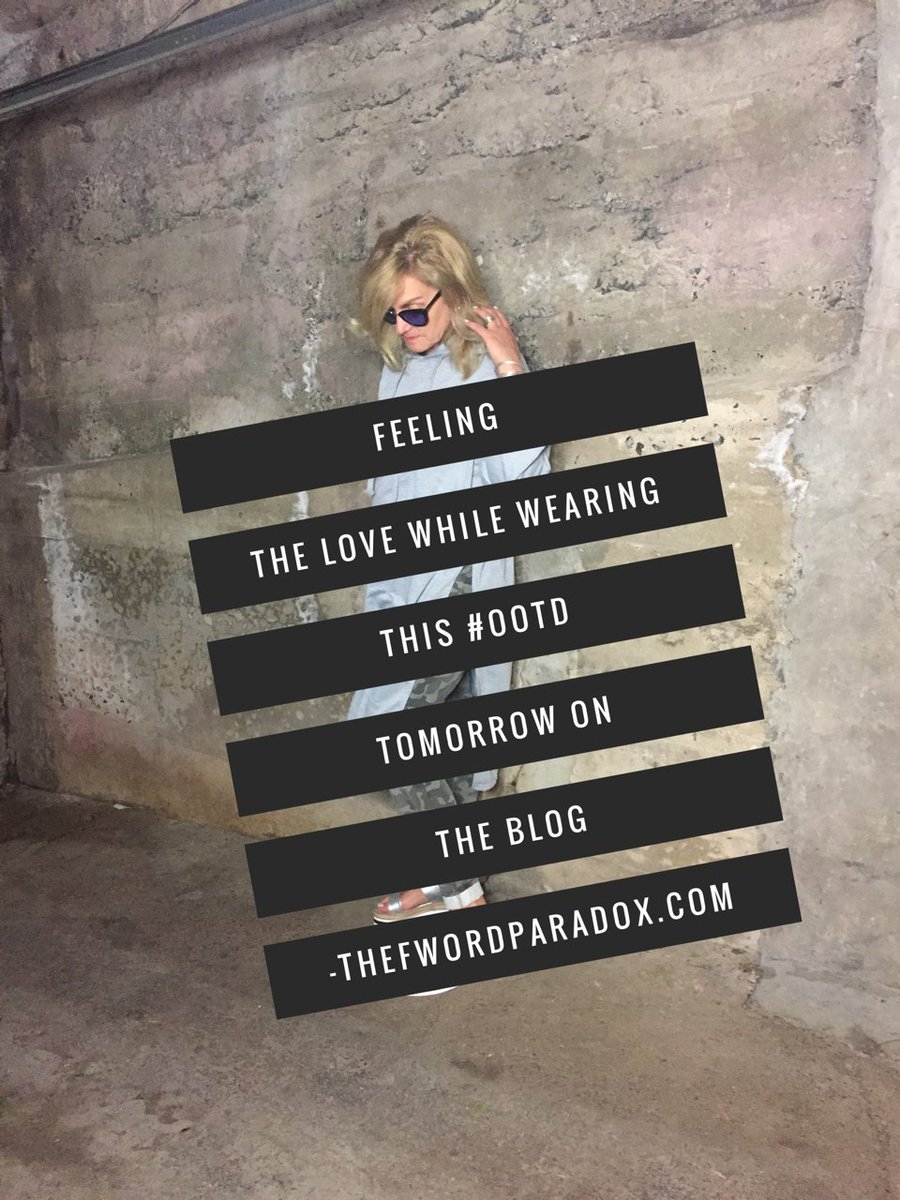 NEW #OOTD blog tomorrow on the f word paradox #fword #fwords #ottawablogger #wiw #streetstyle #40+style #fashion #fashionblogger
