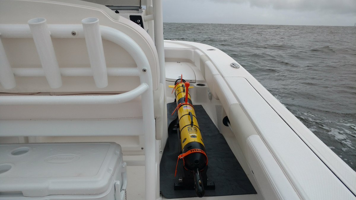 dr_bw's tweet photo. Fun day with @YSIinc launching the #EcoMapper in Mobile Pass for some data collection. Conditions were rather extreme, but we made it. https://t.co/YwIcnt9GIi