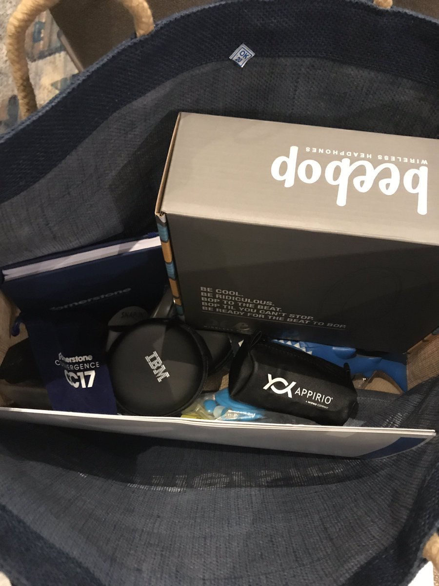Loving all the #CSODConf17 swag!  Nothing like #fun to go with #learning !!