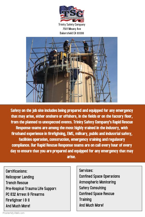 TrinitySafety_'s tweet image. Our Rapid Rescue Response teams are on call every hour, every day to ensure that you are prepared &amp;amp; equipped for any emergency that arises.