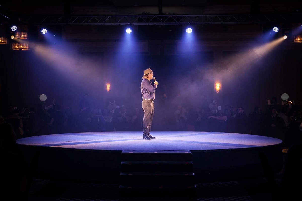 Love this shot from the <a href="/amahouston/">AMA Houston</a> Crystal Awards and our staging/lighting #eventprofs #eventdesign #lighting