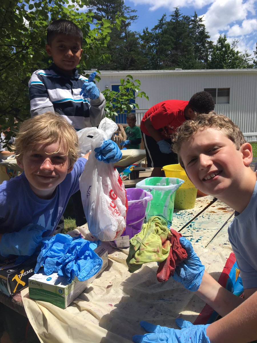 LilyBrookman's tweet photo. Tie Dye Extravaganza at Cale this week has been a messy and beautiful success! @deninejones @mr_ballen @pammoran 🌞🌈 https://t.co/OwzyHbKSqz