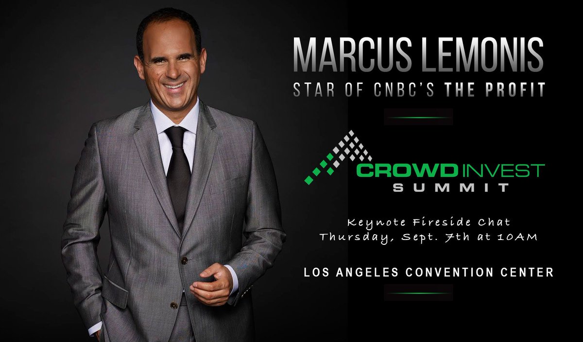 CompanyPrivate's tweet photo. Marcus Lemonis Keynote at Crowd Summit 2017
https://t.co/6Jwn5jXPUR #CrowdSummit #RegCF https://t.co/j6I1nPGWRB