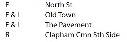 WizAnn's tweet photo. Updates: new way to call The Pavement. 2 Reverse runs updated that missed Torrington Place changes. X Secs updated for Lime St #runupdates https://t.co/3wLUps8NbF