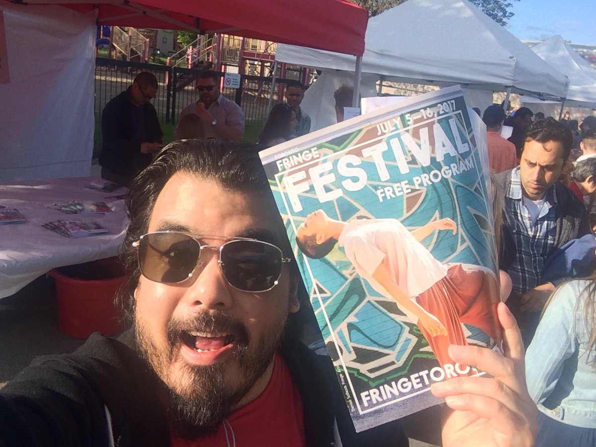 HandsDownTO's tweet image. The writer/director of @HandsDownTO - Warren P. Sonoda - at @Toronto_Fringe #ScaddingCourt Festival Launch! Info: facebook.com/handsdownto/