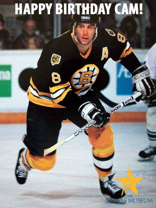 Happy 52nd Birthday goes out 2 Boston Bruins former player Cam Neely    