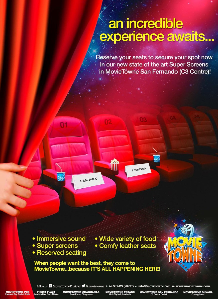 #ReservedSeating now available at #MovieTowneSouth