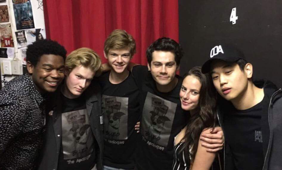 Dylan O'Brien, Kaya Scodelario, Dexter Darden, and Thomas Brodie