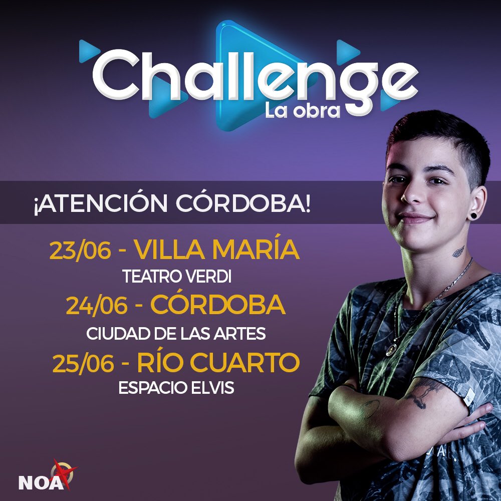 ChallengeLaObra's tweet photo. ¡ATENCIÓN CÓRDOBA! 
Seguimos de gira con la obra! 
23/06 - Villa María 
24/06 - Cordoba 
25/06 - Rio Cuarto
¿Dónde nos vemos? https://t.co/oM2ccNRuI6
