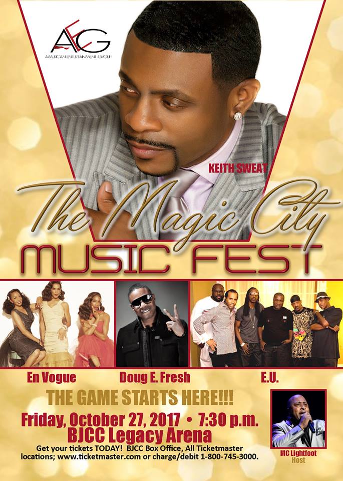 Hot1077's tweet photo. #MagicCityMusicFest #ClassicWeekend2017 #KeithSweatt #Envouge #DougEFresh #EU https://t.co/f0OtEcEjon