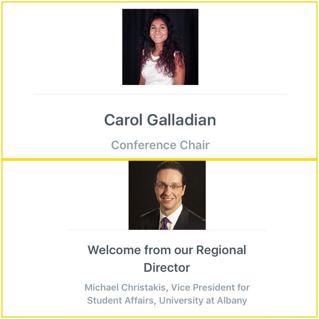 NASPA Small Colleges and Universities Division (@naspascu) on Twitter photo #NaspaSCU TQ <a href="/DrCGalladian/">Dr. CG</a> Conference Chair <a href="/MikeChristakis/">Mike Christakis</a> Region II Chair & conference comm <a href="/maryutter/">Mary Utter</a> @directorhenao <a href="/emilioneus/">Emily Cerrone</a> #NaspaSCU TQ <a href="/DrCGalladian/">Dr. CG</a> Conference Chair <a href="/MikeChristakis/">Mike Christakis</a> Region II Chair & conference comm <a href="/maryutter/">Mary Utter</a> @directorhenao <a href="/emilioneus/">Emily Cerrone</a>
