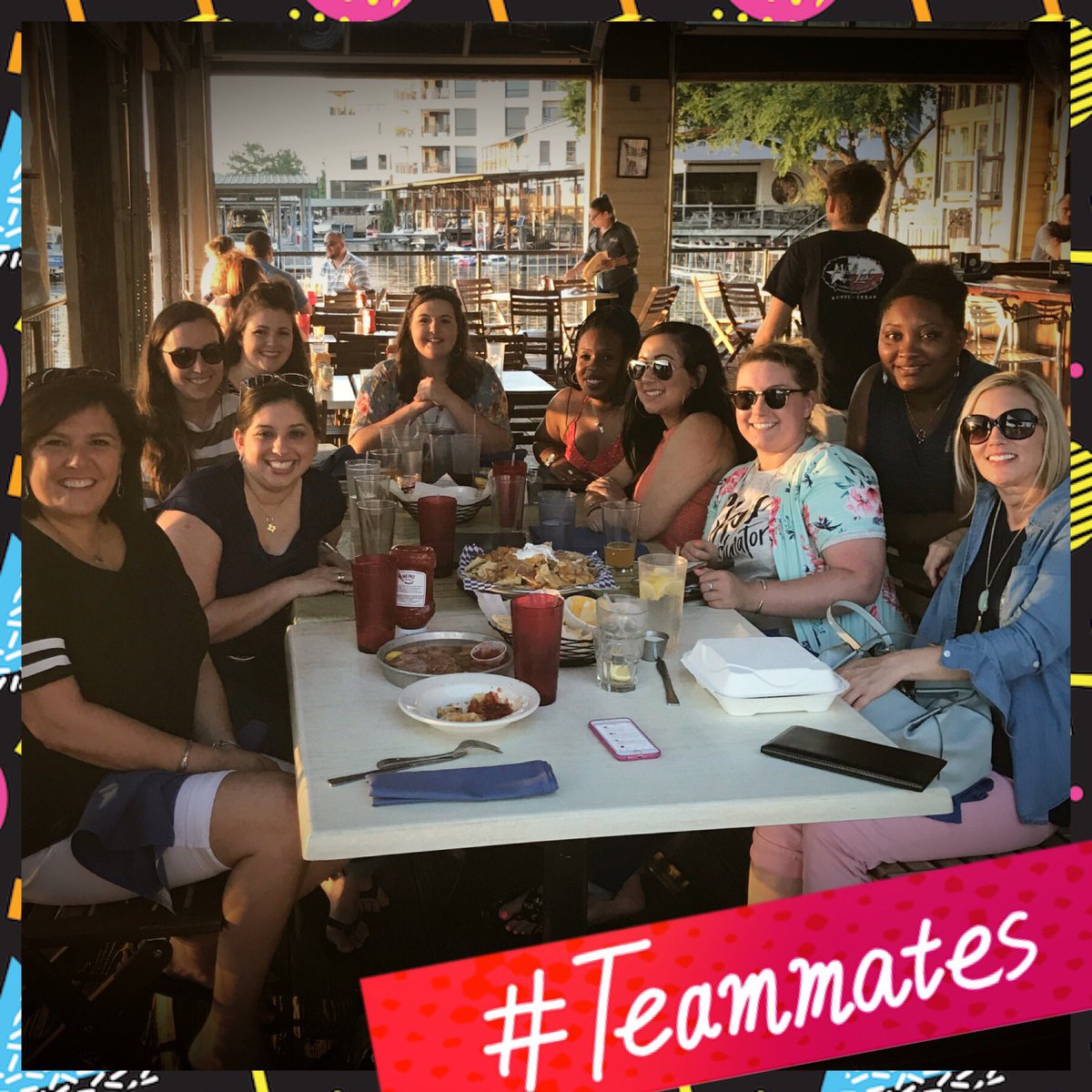 Team Dinner! Learning &amp; laughing! Having a great time w <a href="/HPPMBobcats/">Hamilton Park PM</a> and <a href="/MSTMAGNET/">MST Magnet School</a> #RISDGreatness #iTeamRISD #iPlza17