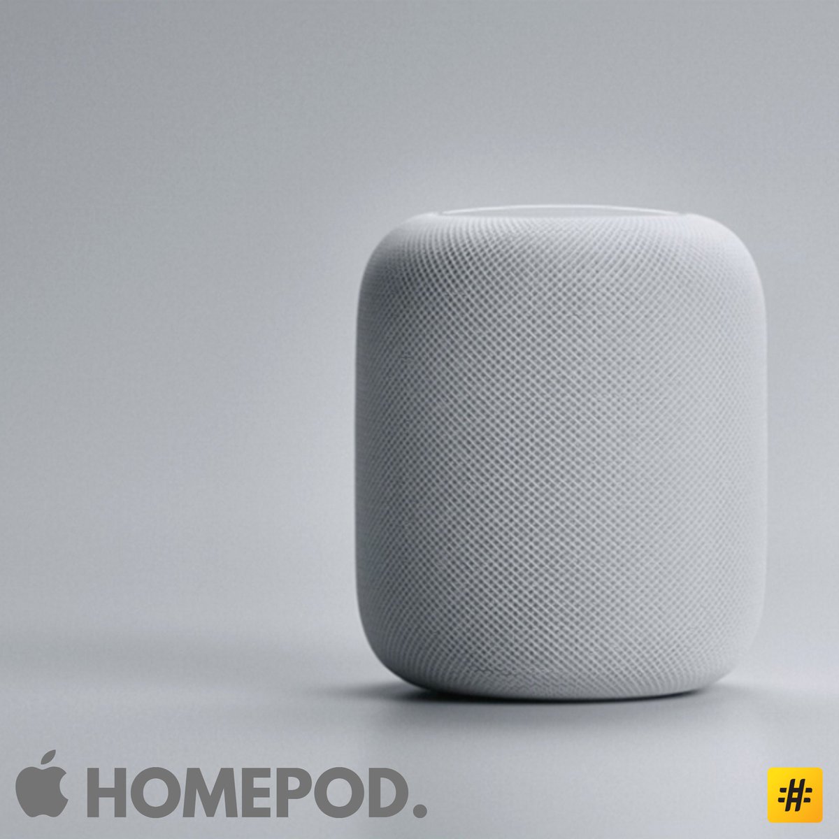 TheHashtagGroup's tweet image. HomePod - a Siri-compatible smart speaker. Apple put a lot of emphasis on the sound quality of the HomePod and priced it accordingly - $349.