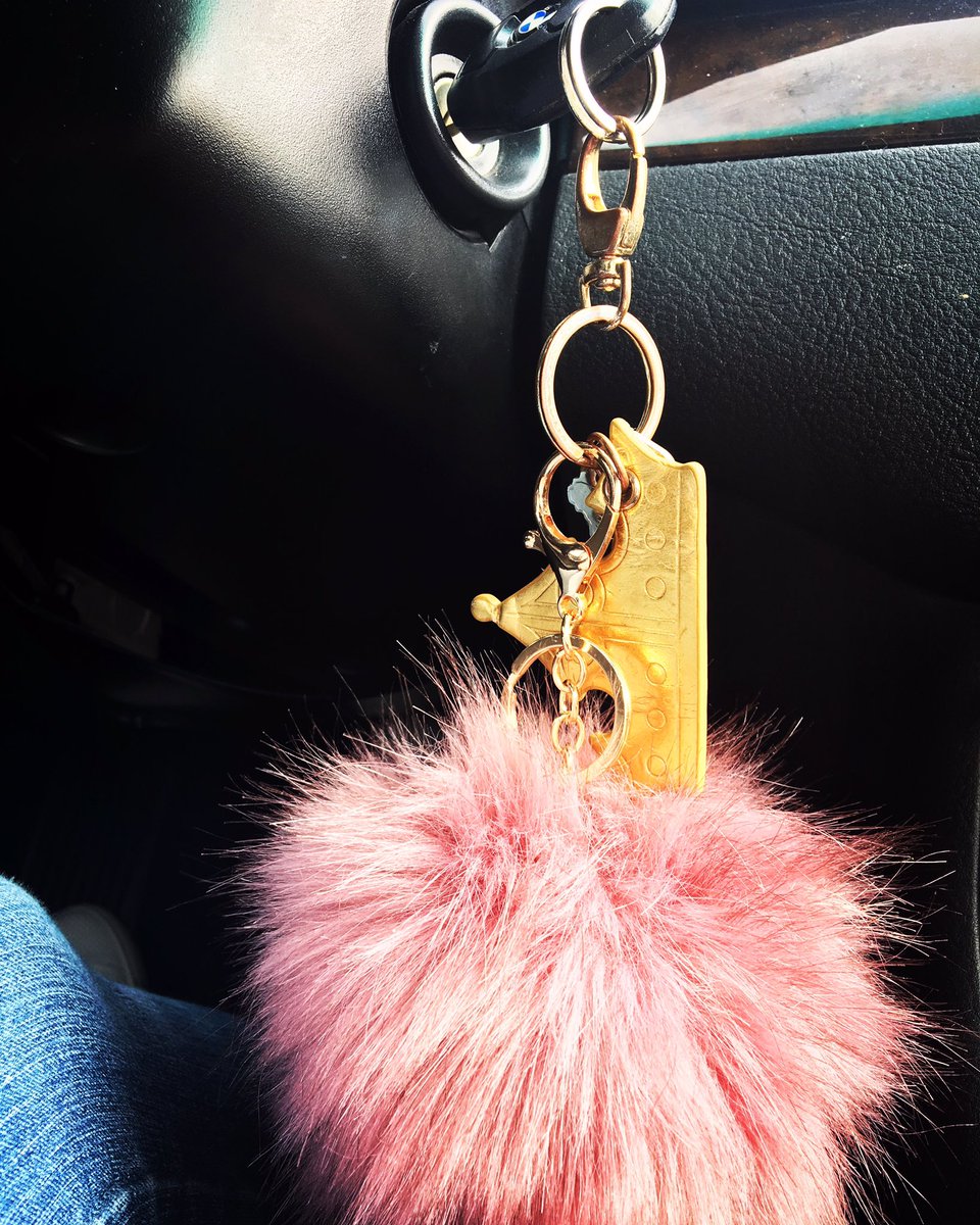 daniellevivion's tweet photo. This floof reminds me of a #HarryPotter #pigmypuff! Just a casual #disneyprincess keychain hanging out #nerd.... #parked #dontphoneanddrive https://t.co/sYkvWrsnxr