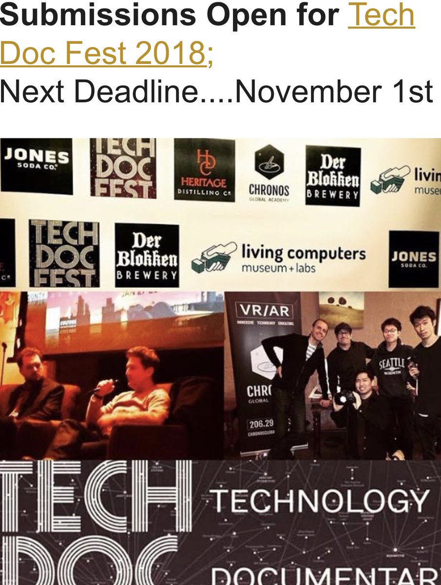 Storypunkarcade's tweet photo. Technology + documentary + film. Submissions open @FilmFreeway cc @wengen812 @STIFFestival https://t.co/O4RplExkL1 #filmmaking #docfilm fest https://t.co/mH92GSNSPv