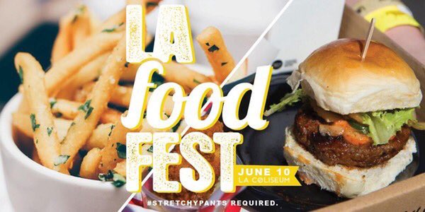 .<a href="/LAFoodFest/">LA Food Fest</a> is just days away. Grab tickets before they sell out! #stretchypants