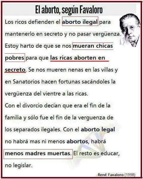 _charomartinez's tweet photo. El aborto según Favaloro https://t.co/13UJ3ptIrT