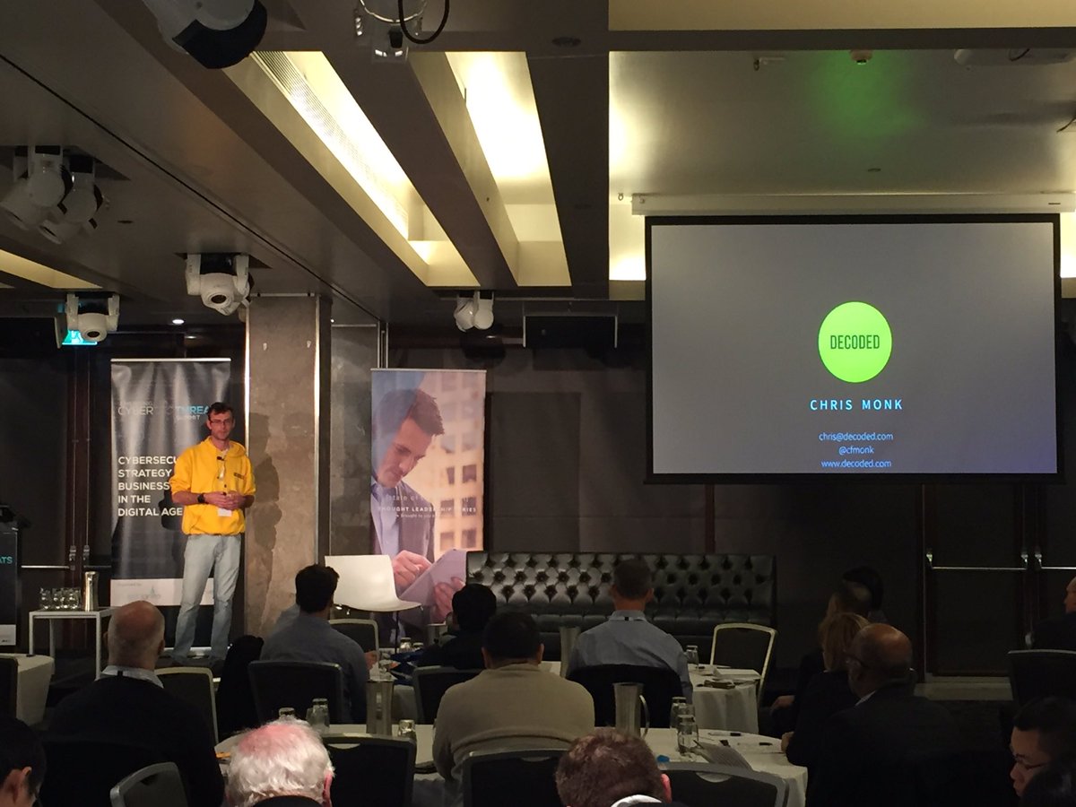 questignite's tweet photo. Bright insights into why #cybersecurity should be top of mind to keep your customers safe @cfmonk @DecodedCo #CyberThreatAus https://t.co/FUPusawGK5